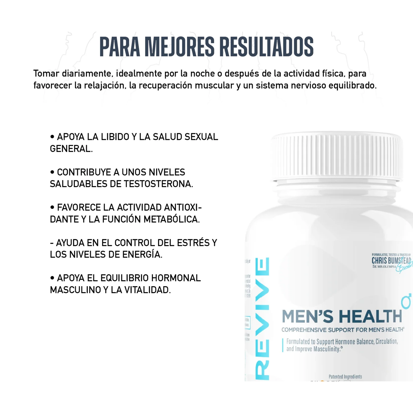 MENS HEALTH - PERFORMANCE SEXUAL, LIBIDO, CONTROL ESTROGENOS Y ACNE EN HOMBRES