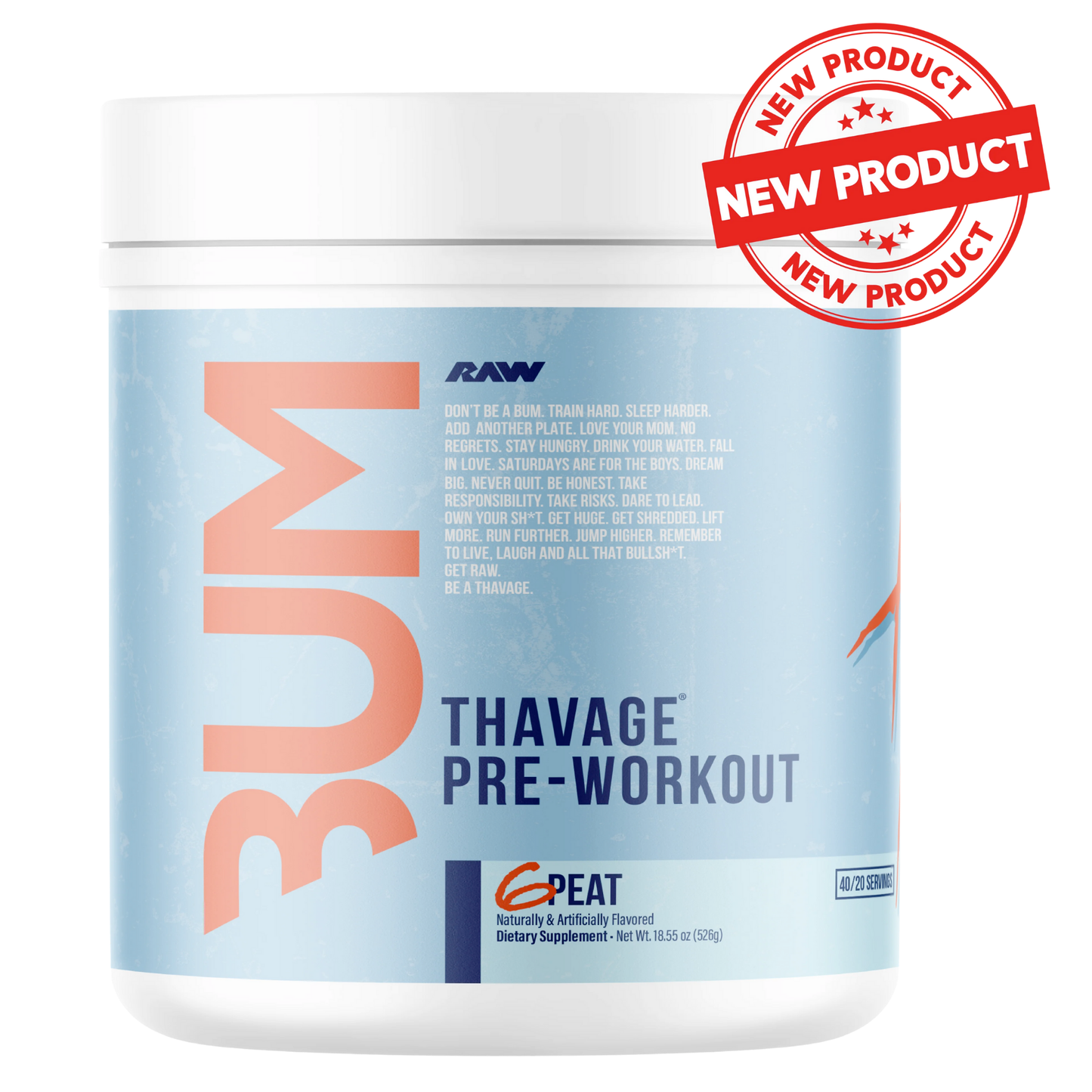 6PEAT CBUM THAVAGE PRE-WORKOUT