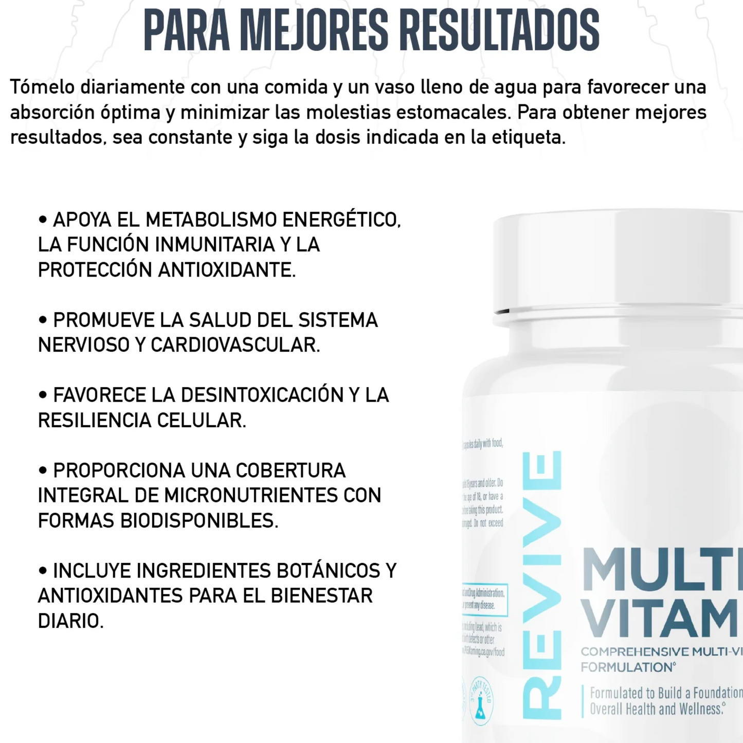 MULTIVITAMINICO + PROTECTOR HEPATICO (NAC 600mg)